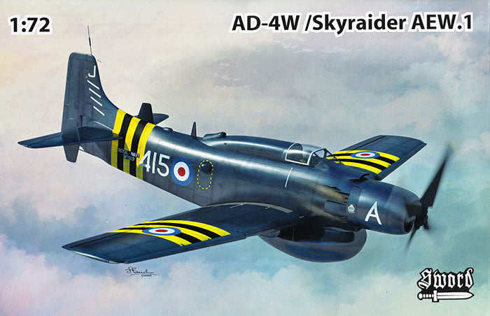 Sword 1/72 AD-4W/Skyraider AEW.1 kit SW72126