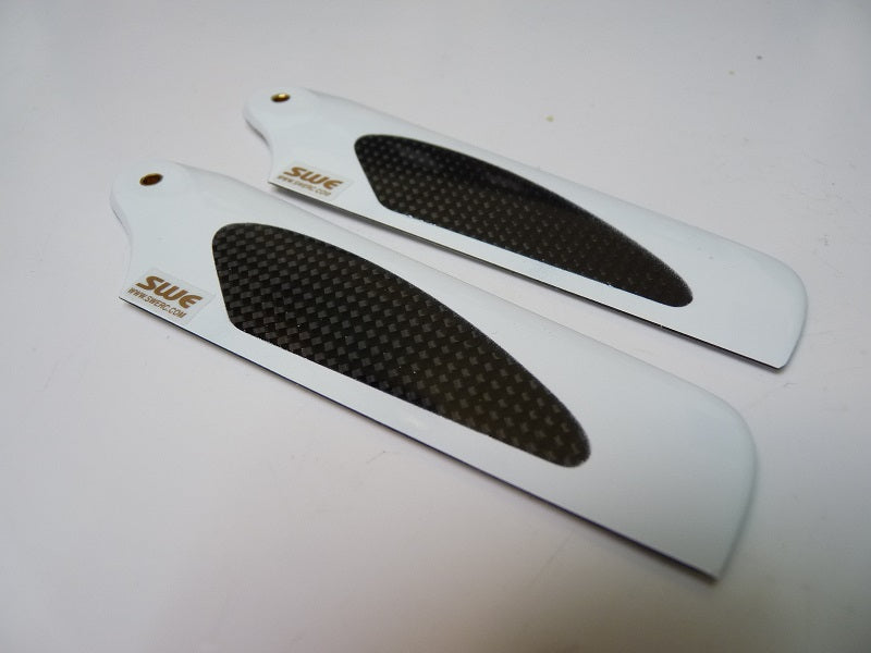 SWE 107mm Carbon Fibre Tail Blades SWTR107 (Box 34)