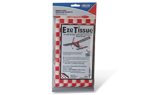 Deluxe Eze Tissue (red chequer (5 sheets per pack) (BD74)