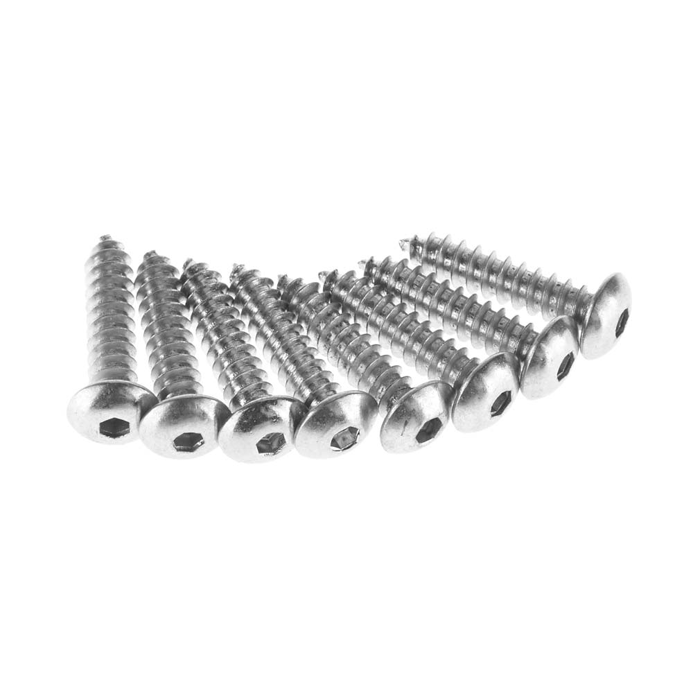 Great Planes #8 x 3/4 Inch Button Head Metal Screw (8)