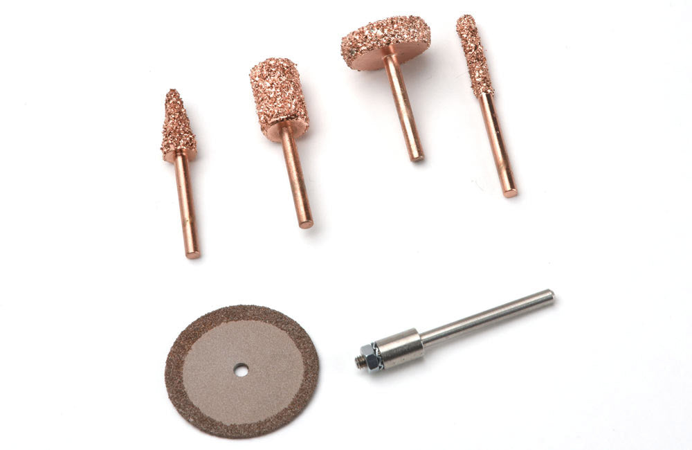 Perma Grit 5Pc Rotary Kit - Fine