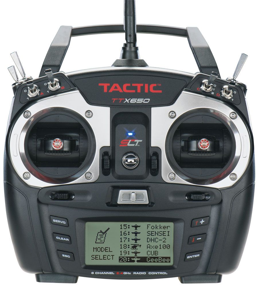 Tactic TTX650 6-Channel 2.4GHz SLT Computer Transmitter # 2650