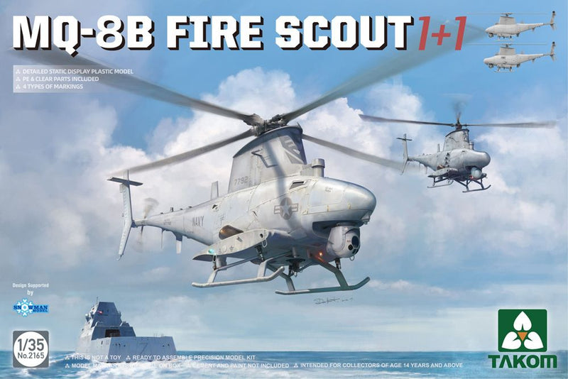 Takom 1/35 MQ-8B Fire Scout 1+1 02165