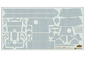 Tamiya 1/35 Panther Ausf.G Early Zimmerit Sheet 12646