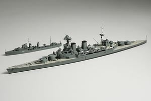 Tamiya 1/700 Hood & E Class Destroyer 31806