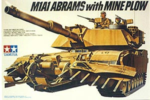 Tamiya 1/35 M1A1 Abrams w/Mine Plough 35158