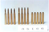 Tamiya 1/35 Brass 88mm Projectiles 35166