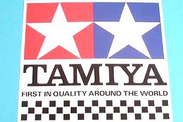 Tamiya Sticker chequer (S) 6.1x5.8cm