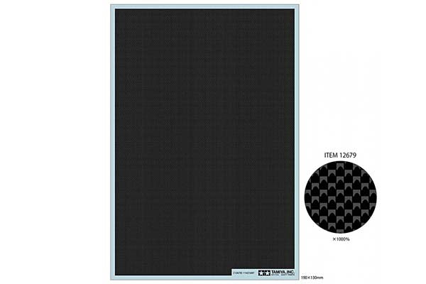 Tamiya 1/24 CARBON DECAL PLAIN FINE 12679