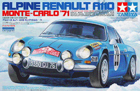 Tamiya 1/24 ALPINE A110 MONTE-CARLO 1971 24278