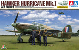 Tamiya 1/48 HURRICANE MKI W/3 FIGURES 37011