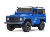 Tamiya 1/10 RC 1990 Land Rover Defender 90 (Light Blue Painted Body) (CC-02 Chassis) 47478