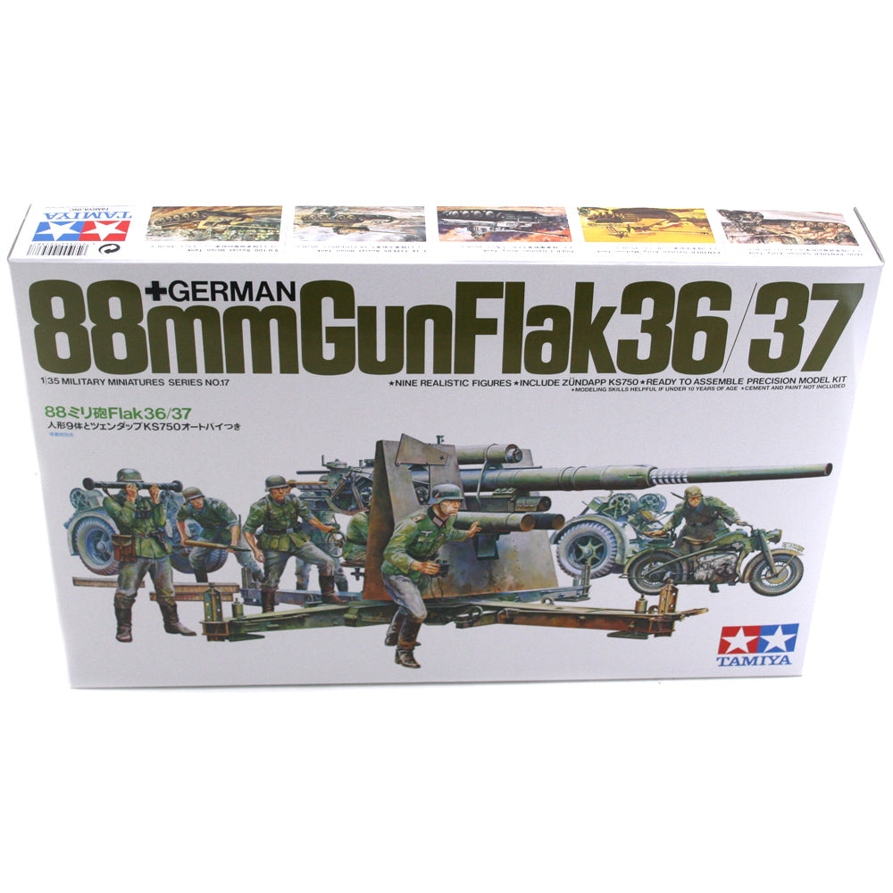 Tamiya 1/35 GERMAN 88MM GUN FLAK 36.37 35017