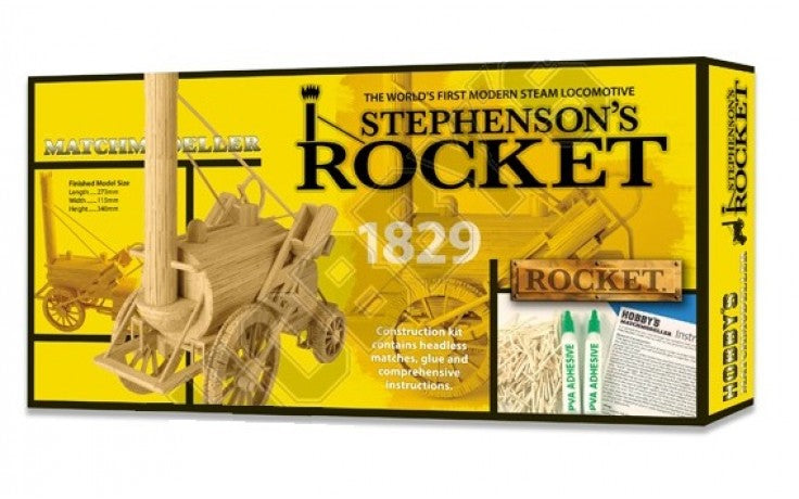 Matchbuilder Stephens Rocket Locomotive Kit (TAS006467)