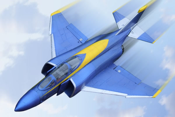 Top Gun F4-E Phantom Blue Angels EDF Electric Airframe Kit