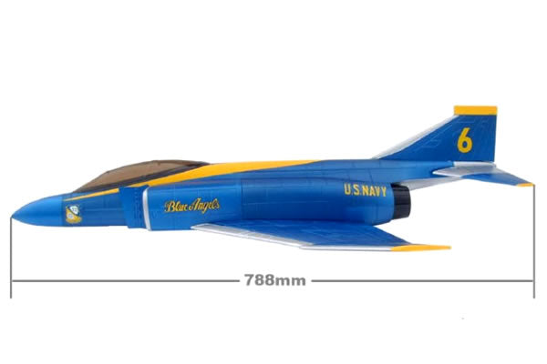 Top Gun F4-E Phantom Blue Angels EDF Electric Airframe Kit