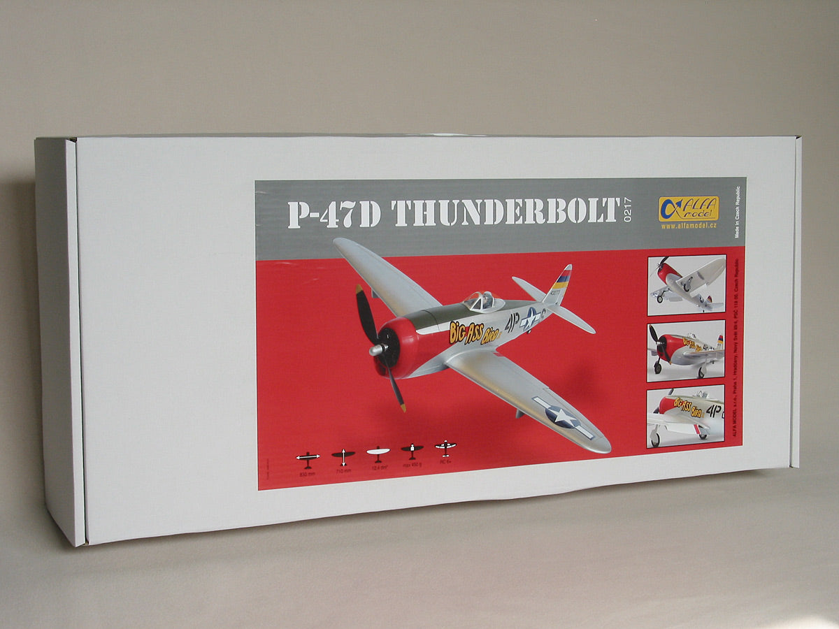 Alpha Models P-47D Thunder Bolt EP Foam 32 Inch span