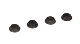 22-4 4mm Low Profile Serrated Nuts (4)