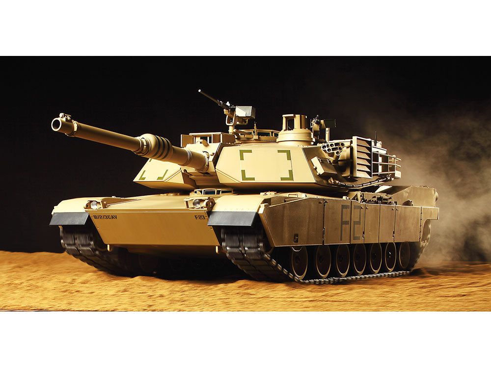 HENG LONG RC tank 1:24 M1A2 Abrams met BB en IR schietfunctie HENG LONG RC tank 1:24 M1A2 Abrams met BB en IR schietfunctie
