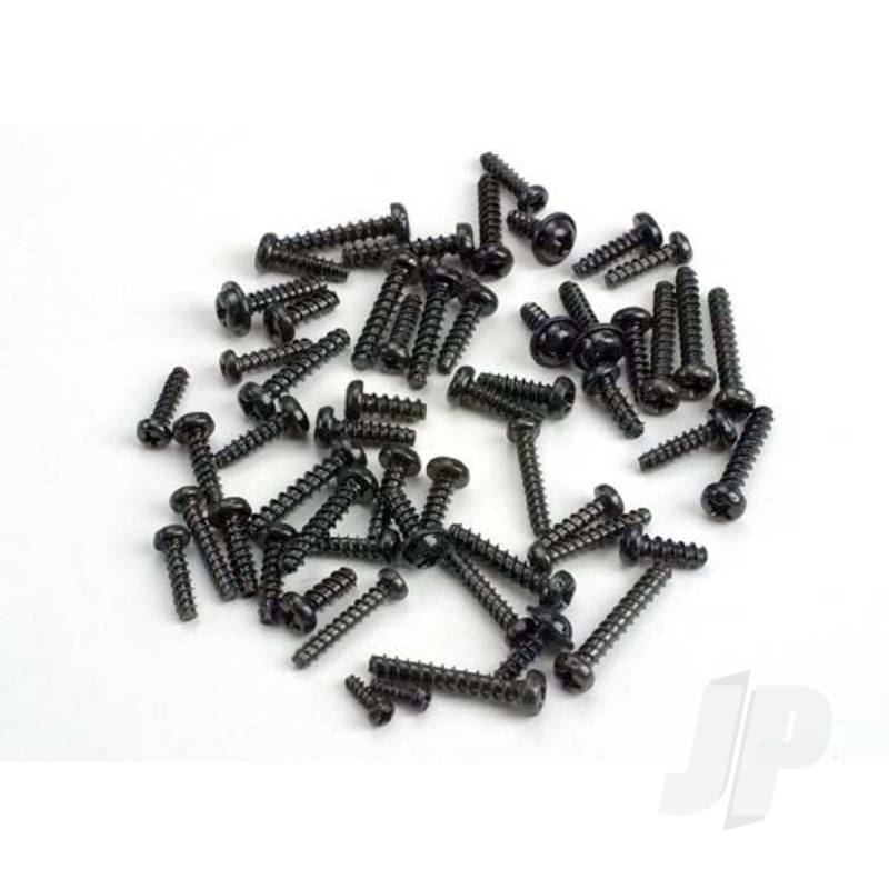 Screw set self-tapping screws (black) (Tom Cat / Spirit)