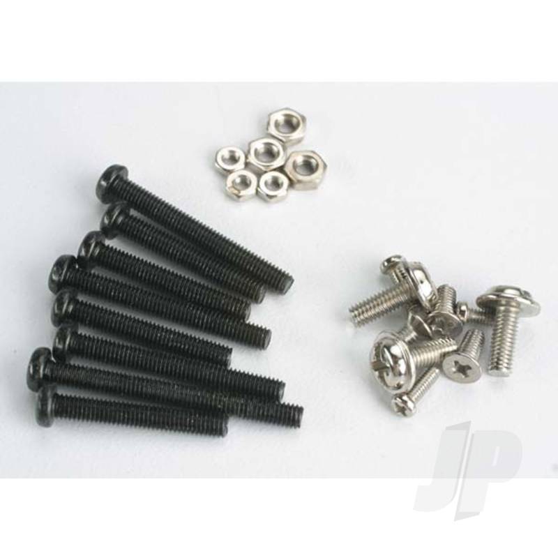 Screw set machine screw & nut set (black) (Tom Cat / Spirit)