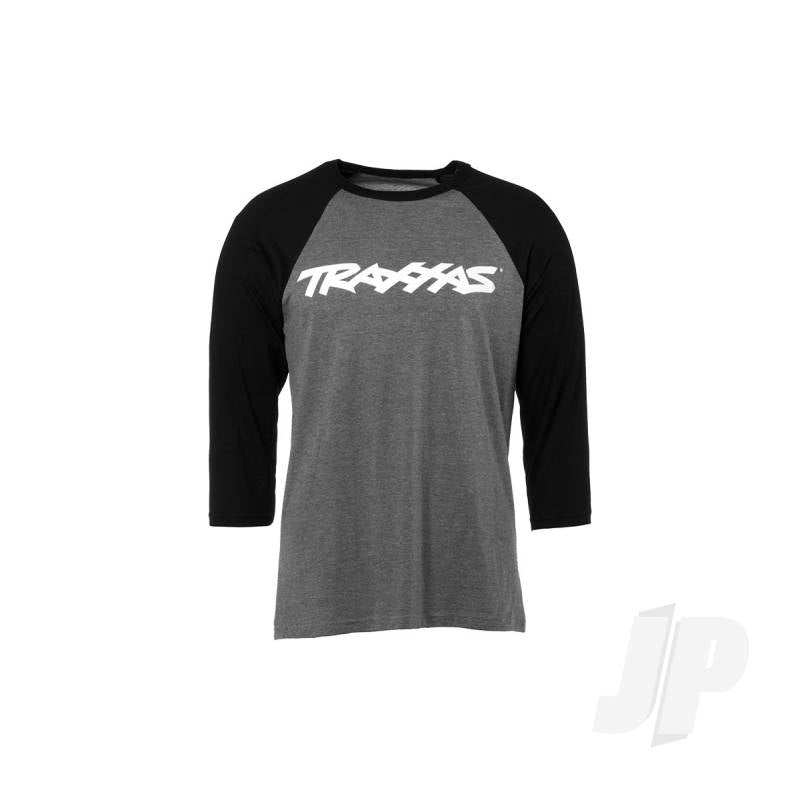 Traxx Raglan Shirt Grey / Black XXL