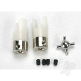 U- joints (2pcs) / 3mm set screws (4pcs)