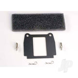 Hold-down plate battery / hold-down posts (2pcs) / foam adhesive pads (2pcs) / body clips (2pcs)