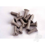 Screws 4x12mm countersunk machine (Aluminium) (12pcs)