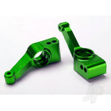 Carriers stub axle (green-anodized 6061-T6 aluminium) (rear) (2pcs)