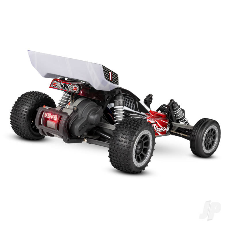 Traxxas Bandit XL-5  1:10 2WD RTR Electric Off-Road Buggy (+ TQ 2-ch/ XL-5/Titan 550/ 7-Cell NiMH/ DC charger/LED lights) - Red/Black