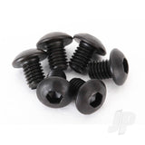 Screws 3x4mm button-head machine (hex drive) (6pcs)