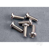 Screws 3x8mm roundhead machine (6pcs)