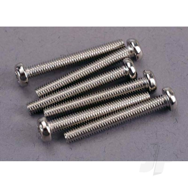 Screws 3x23mm roundhead machine (6pcs)