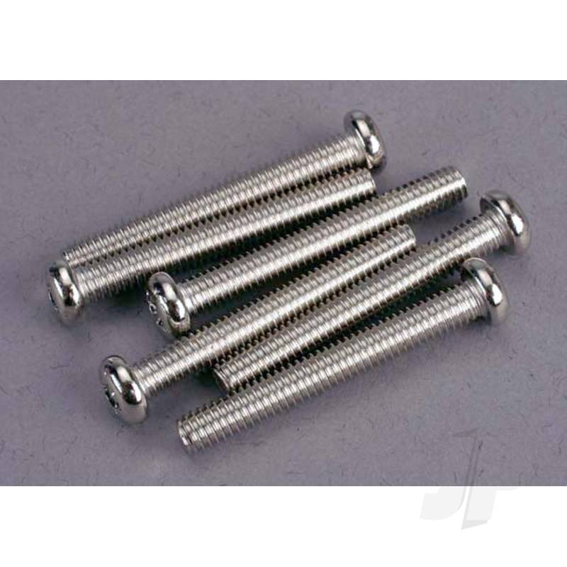 Screws 4x30mm roundhead machine (6pcs)