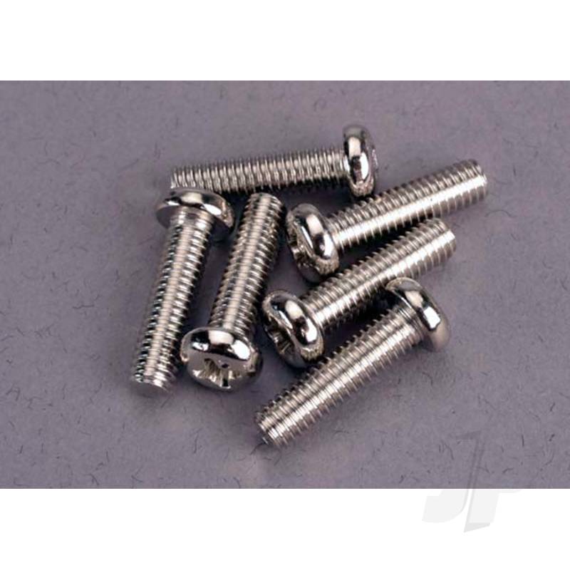 Screws 4x15mm roundhead machine (6pcs)