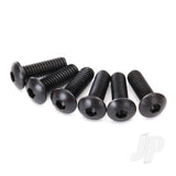 Screws 2.5x8mm button-head machine (hex drive) (6pcs)