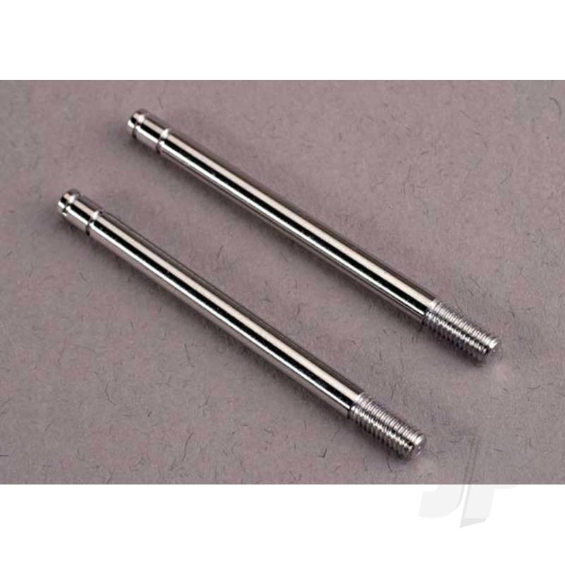 Shock shafts steel chrome finish (Medium) (2pcs)