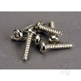 Screws 3x12mm roundhead self-tapping (6pcs)