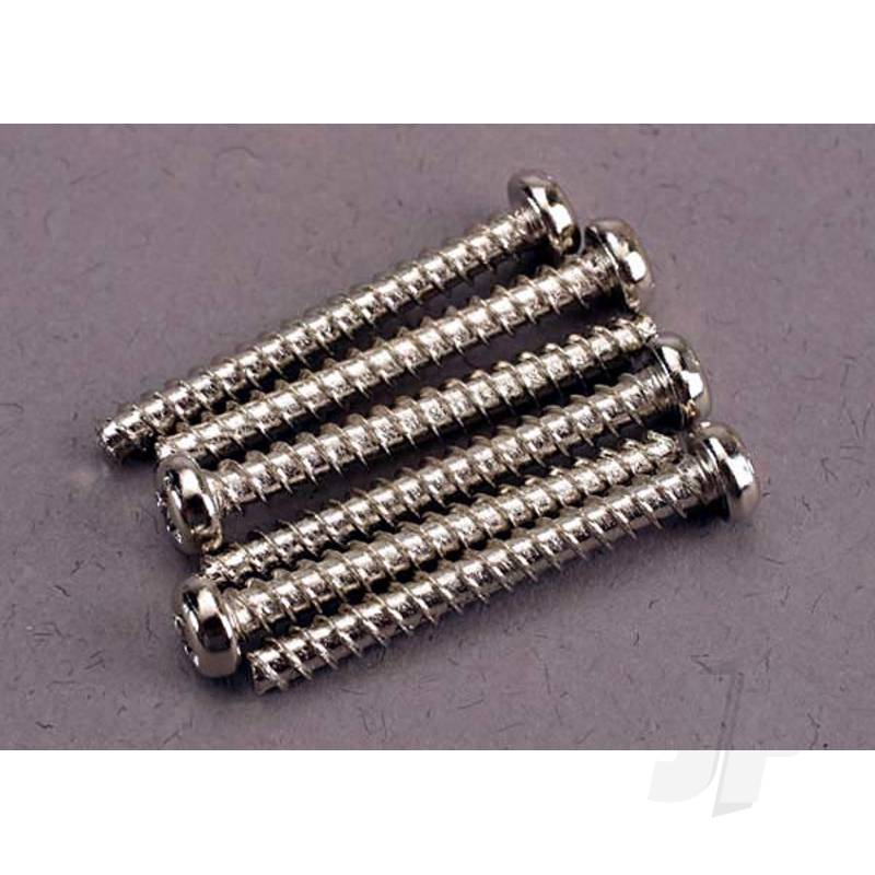 Screws 3x25mm roundhead self-tapping (6pcs)