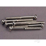 Screws 3x30mm roundhead self-tapping (6pcs)