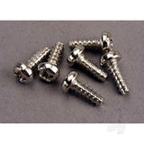 Screws 3x8mm roundhead self-tapping (6pcs)