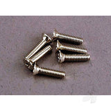 Screws 2x8mm countersunk machine (6pcs)