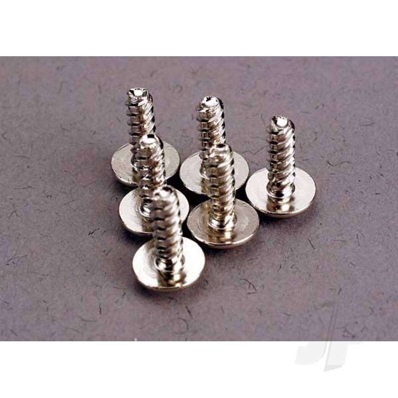 Screws 2.6x8mm washerhead self-tapping (6pcs)