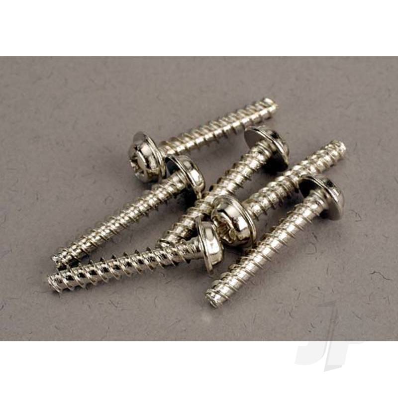 Screws 3x18mm washerhead self-tapping (6pcs)