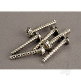 Screws 3x18mm washerhead self-tapping (6pcs)