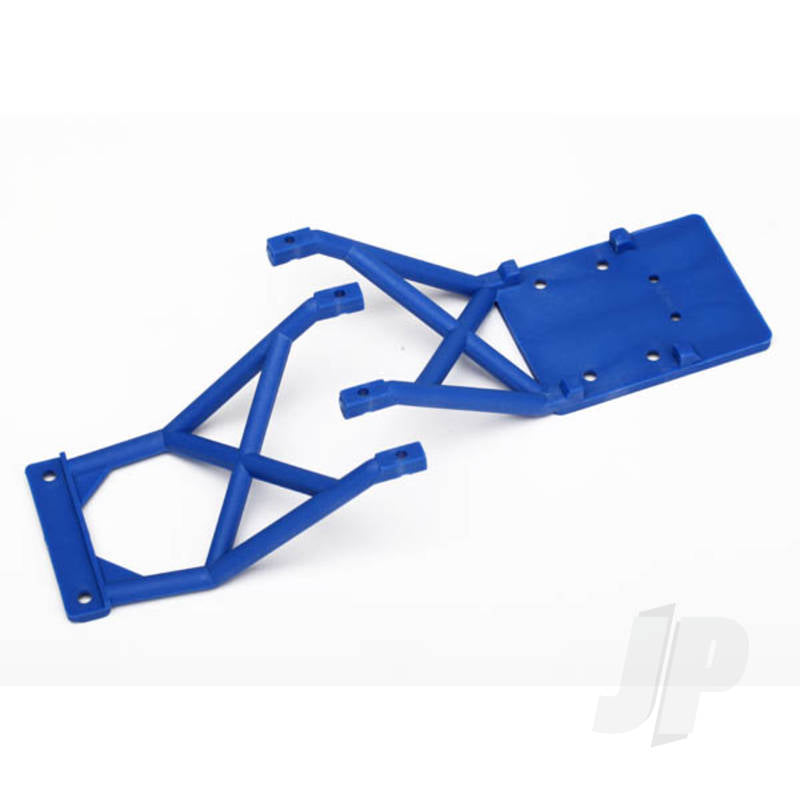 Skid plates front & rear (blue)