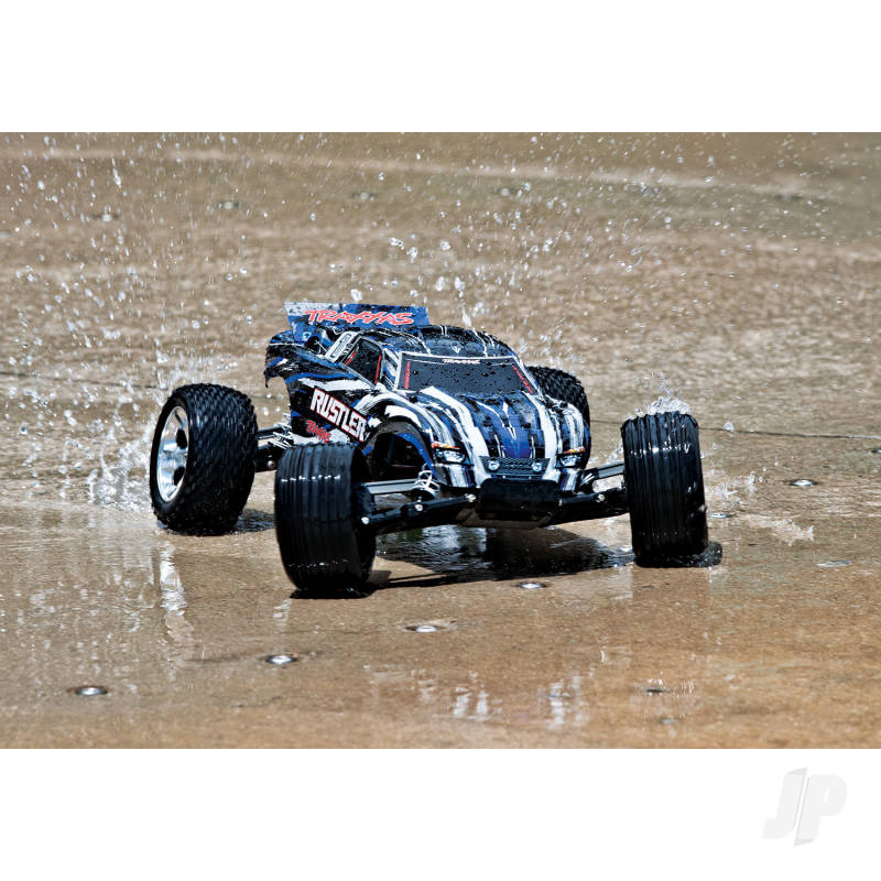 Traxxas Rustler XL-5 2WD (TQ/No Batt or Chg) - Blue