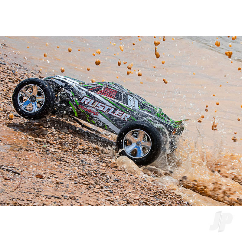 Traxxsas Rustler XL-5 2WD (TQ/No Batt or Chg) - Green