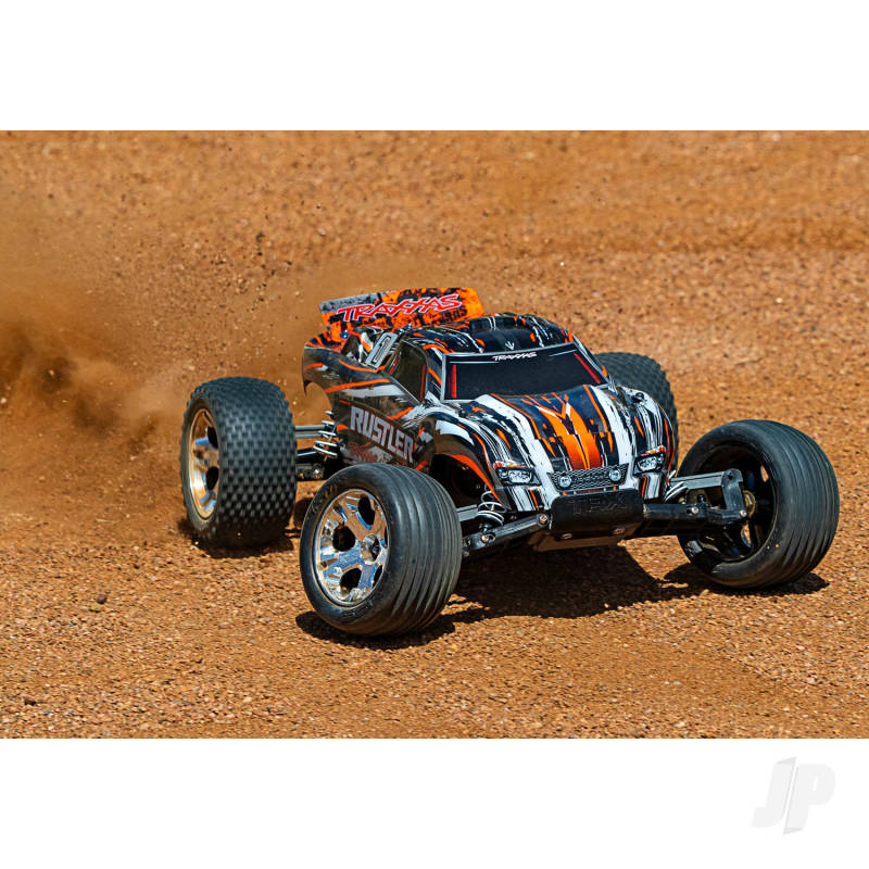 Traxxas Rustler XL-5 2WD (TQ/No Batt or Chg) - Orange